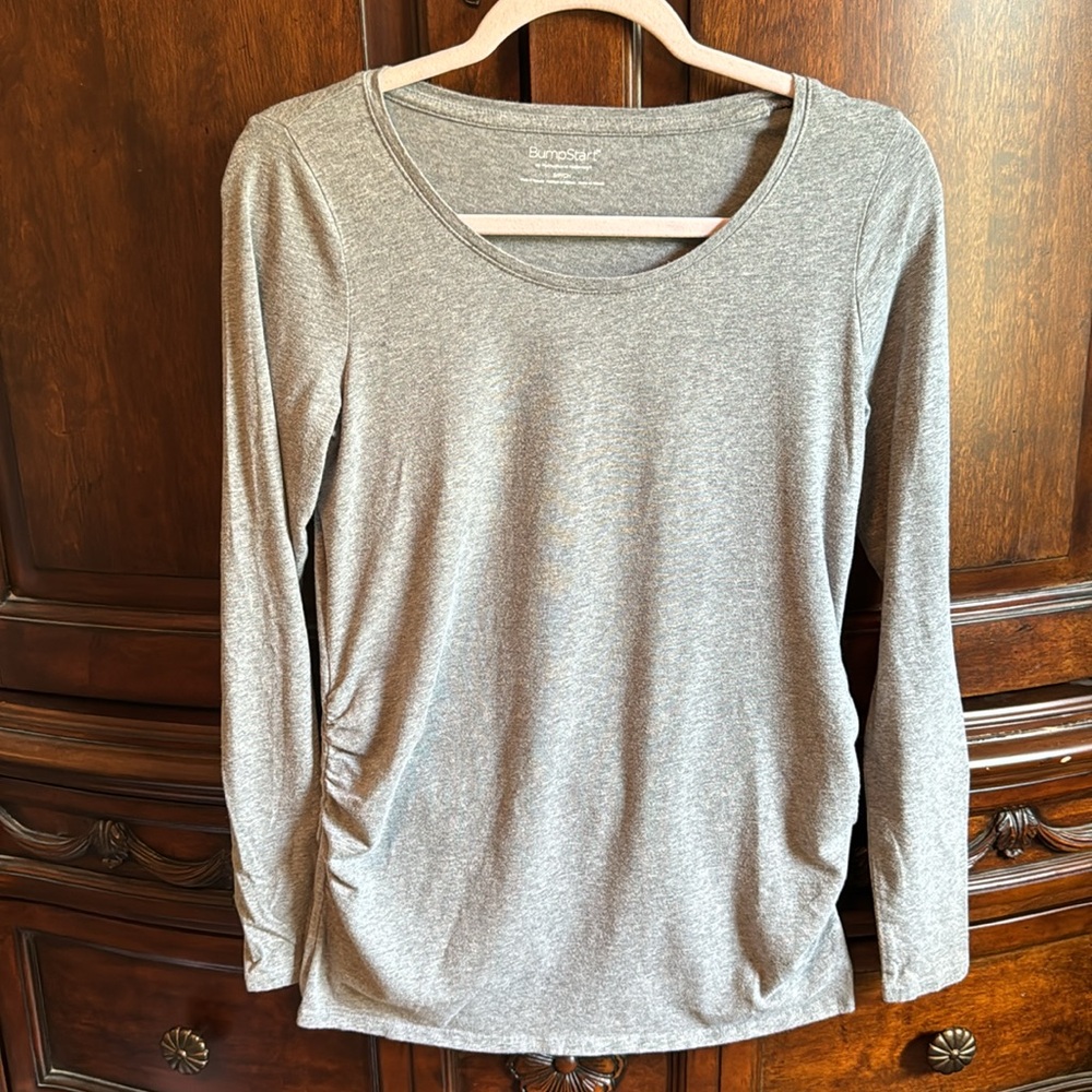 BumpStart Gray Long Sleeve Tshirt